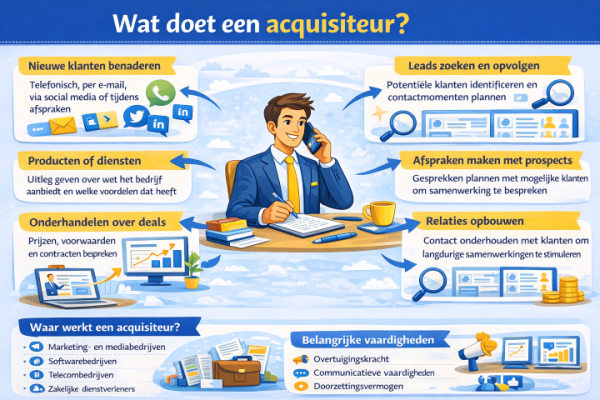 Wat doet een acquisiteur